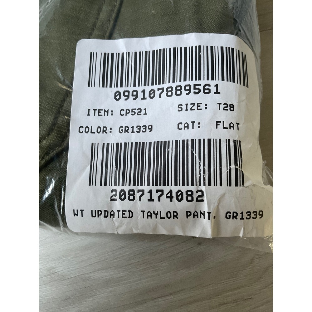 J.Crew Camp-pocket wide-leg pant Olive Green Size 28 Tall New With Tags - Picture 3 of 3